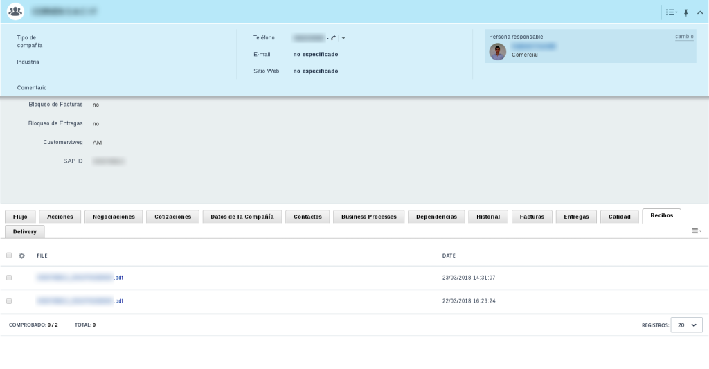 Персонализированные вкладки CRM